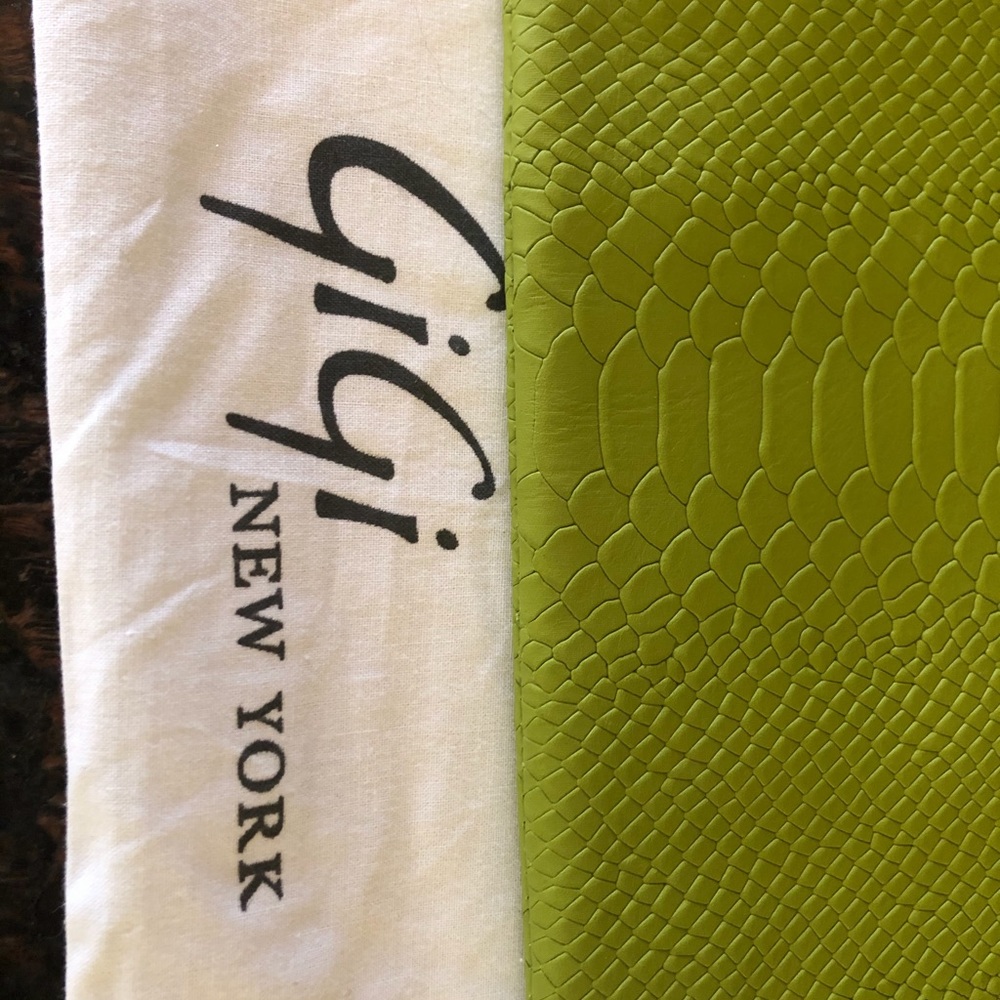 Python embossed Gigi of New York Clutch